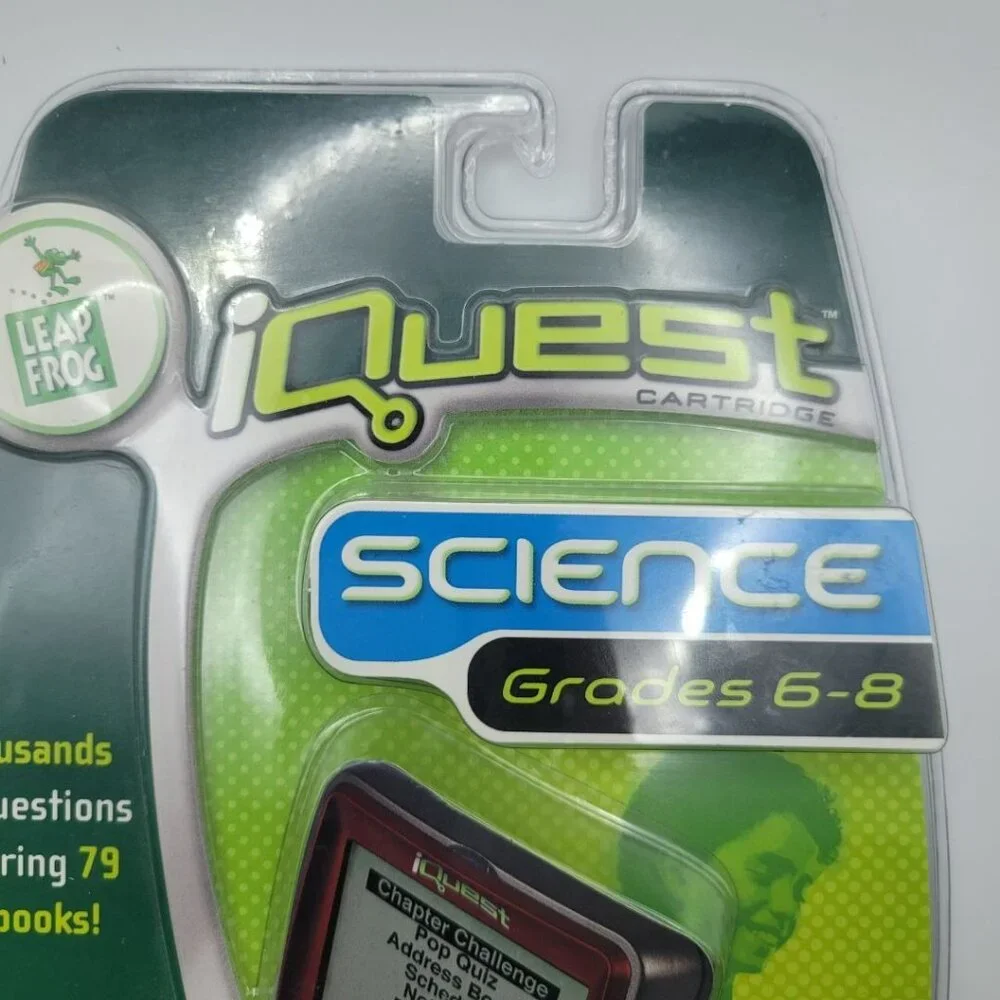 iQuest Science Grades‎ 6 7 8 Cartridge Leap Frog Learning Education Game Vintage